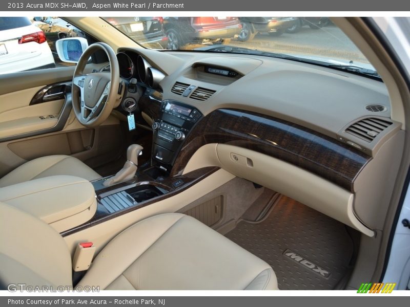 Aspen White Pearl / Parchment 2013 Acura MDX SH-AWD
