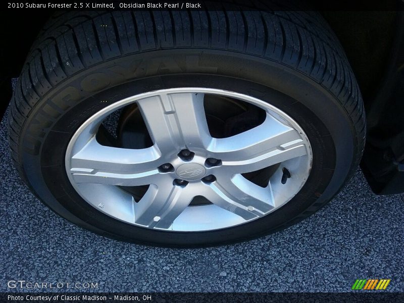 Obsidian Black Pearl / Black 2010 Subaru Forester 2.5 X Limited