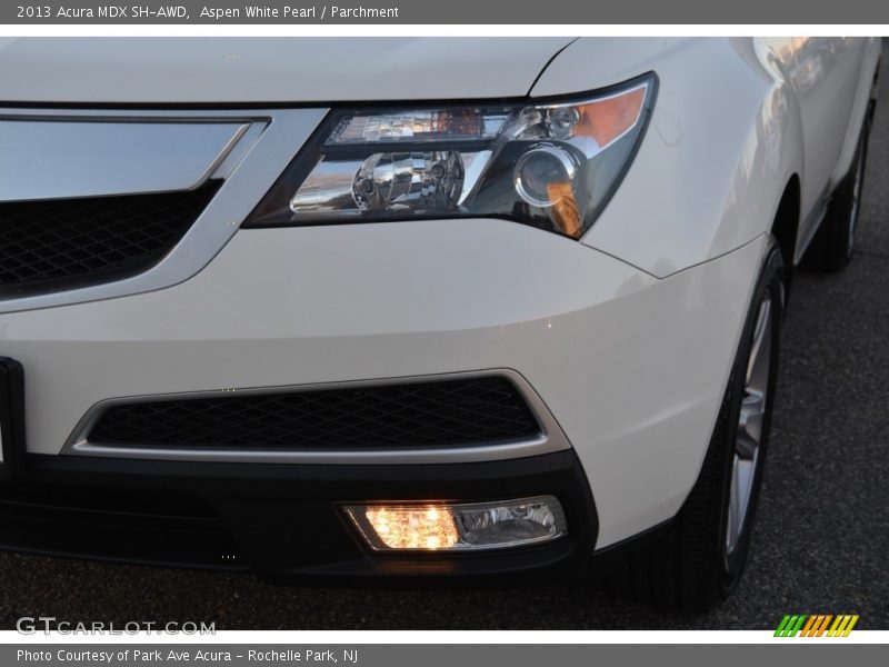 Aspen White Pearl / Parchment 2013 Acura MDX SH-AWD