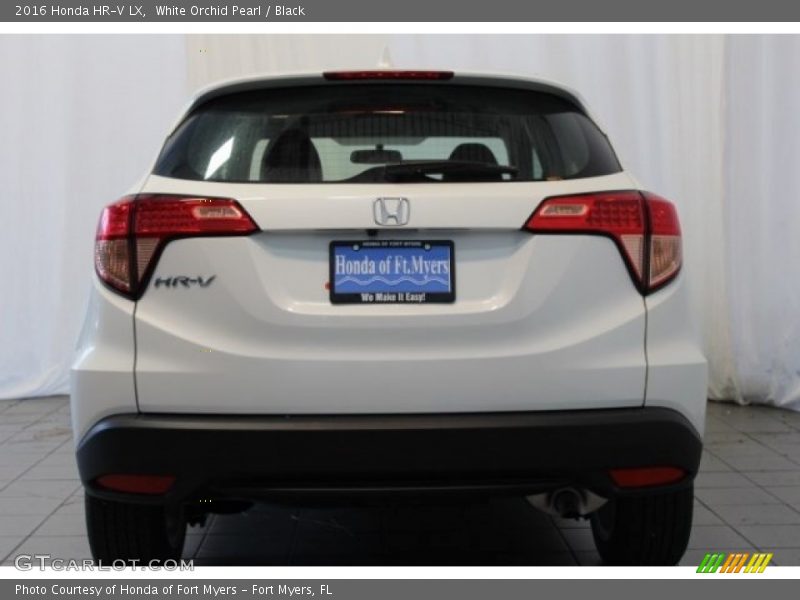 White Orchid Pearl / Black 2016 Honda HR-V LX