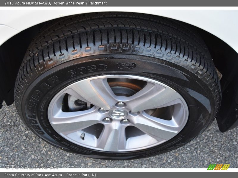 Aspen White Pearl / Parchment 2013 Acura MDX SH-AWD