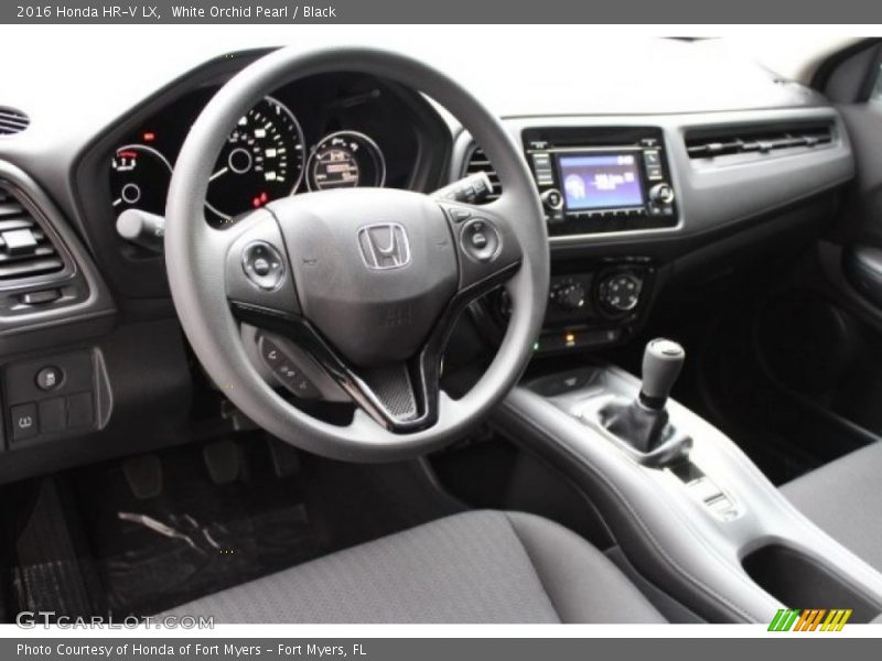 White Orchid Pearl / Black 2016 Honda HR-V LX
