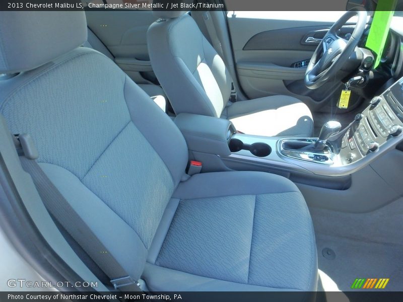 Champagne Silver Metallic / Jet Black/Titanium 2013 Chevrolet Malibu LS