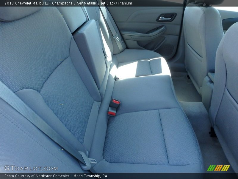 Champagne Silver Metallic / Jet Black/Titanium 2013 Chevrolet Malibu LS