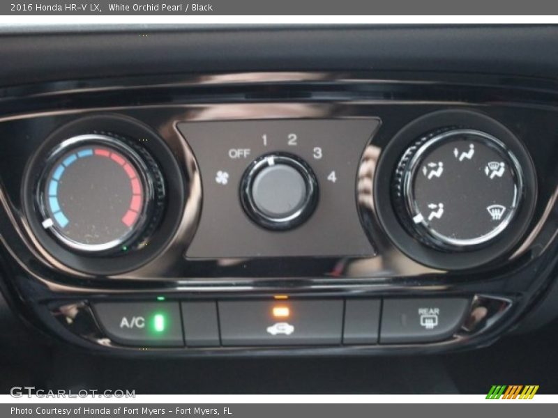 White Orchid Pearl / Black 2016 Honda HR-V LX