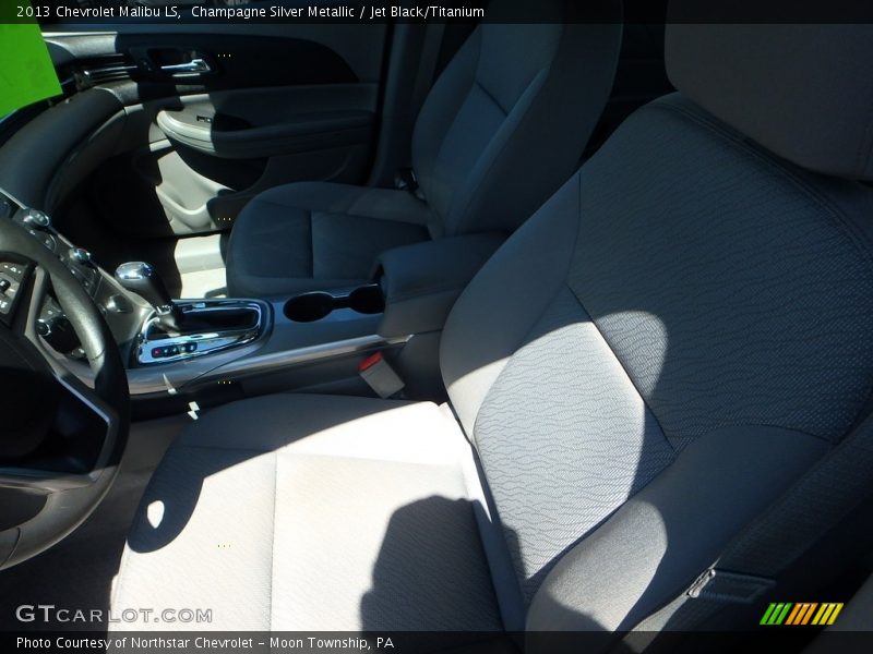 Champagne Silver Metallic / Jet Black/Titanium 2013 Chevrolet Malibu LS
