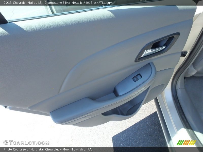 Champagne Silver Metallic / Jet Black/Titanium 2013 Chevrolet Malibu LS