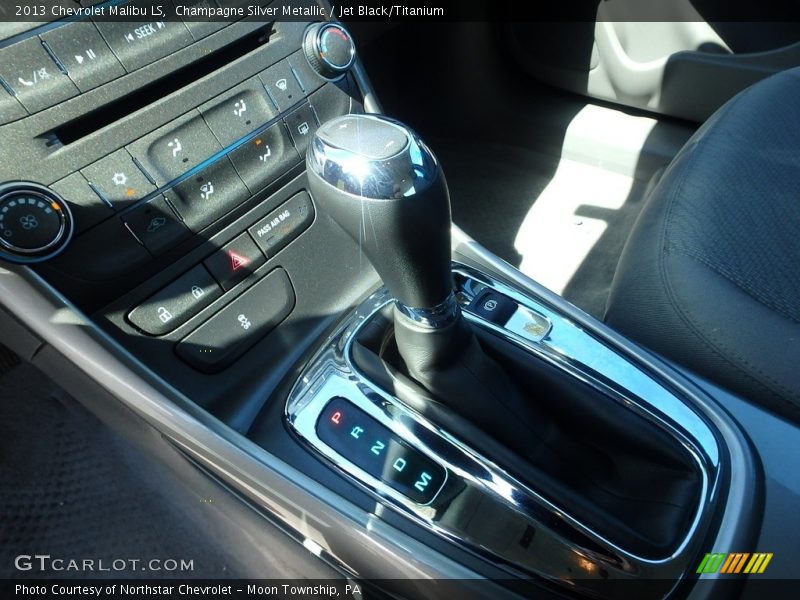 Champagne Silver Metallic / Jet Black/Titanium 2013 Chevrolet Malibu LS