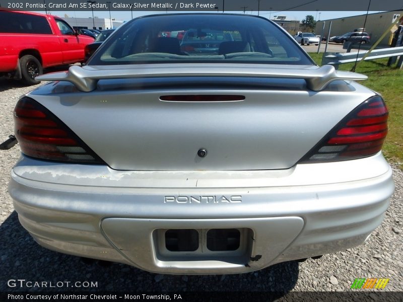 Galaxy Silver Metallic / Dark Pewter 2002 Pontiac Grand Am SE Sedan