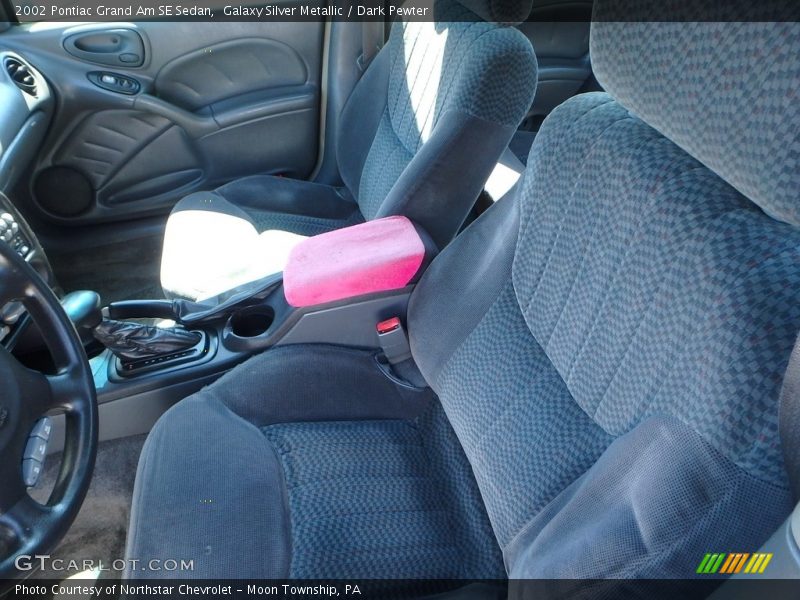 Galaxy Silver Metallic / Dark Pewter 2002 Pontiac Grand Am SE Sedan