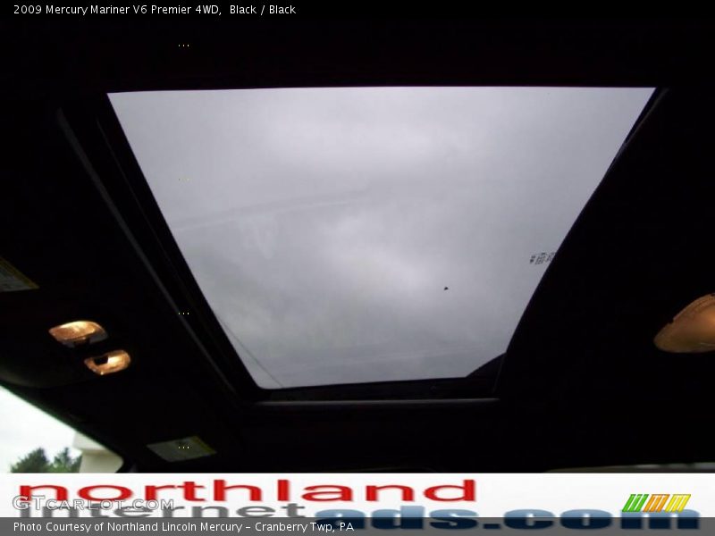 Black / Black 2009 Mercury Mariner V6 Premier 4WD