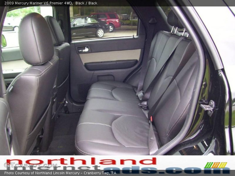 Black / Black 2009 Mercury Mariner V6 Premier 4WD