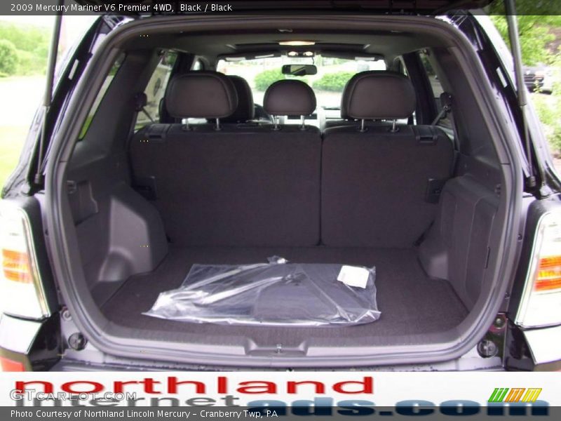 Black / Black 2009 Mercury Mariner V6 Premier 4WD