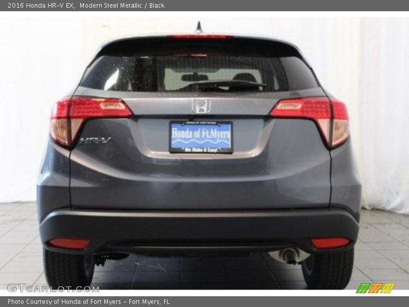 Modern Steel Metallic / Black 2016 Honda HR-V EX