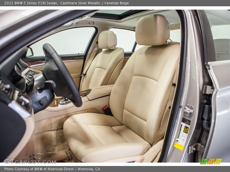  2013 5 Series 528i Sedan Venetian Beige Interior