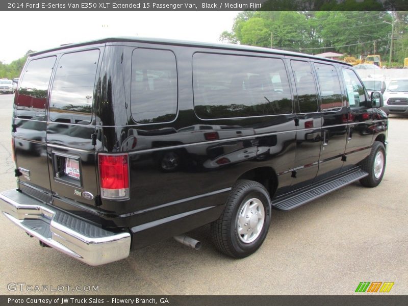 Black / Medium Flint 2014 Ford E-Series Van E350 XLT Extended 15 Passenger Van