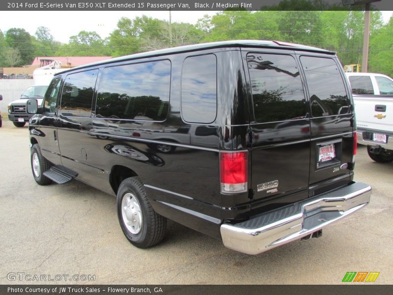 Black / Medium Flint 2014 Ford E-Series Van E350 XLT Extended 15 Passenger Van