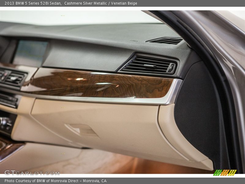 Cashmere Silver Metallic / Venetian Beige 2013 BMW 5 Series 528i Sedan