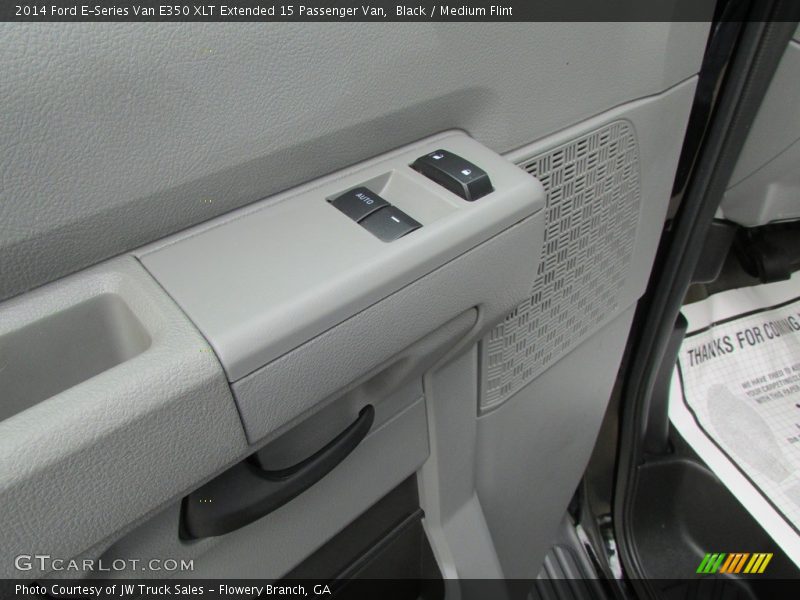 Black / Medium Flint 2014 Ford E-Series Van E350 XLT Extended 15 Passenger Van
