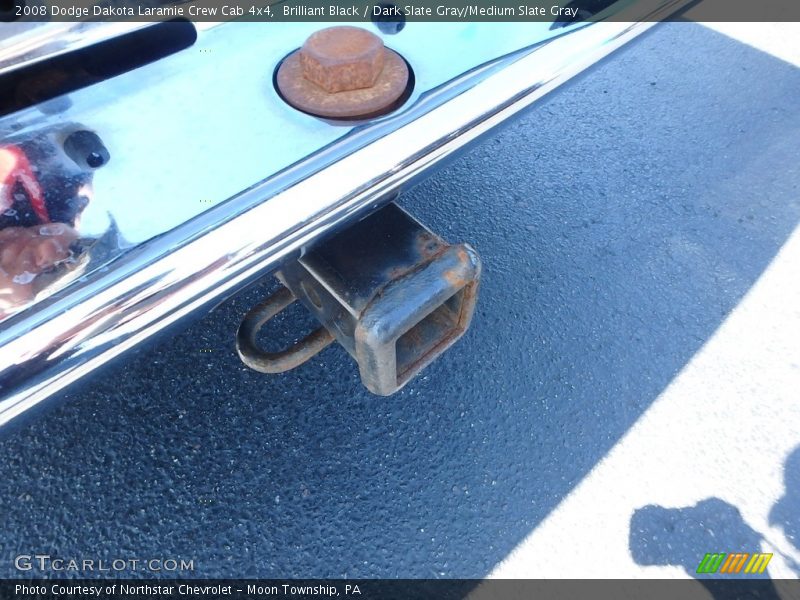 Brilliant Black / Dark Slate Gray/Medium Slate Gray 2008 Dodge Dakota Laramie Crew Cab 4x4