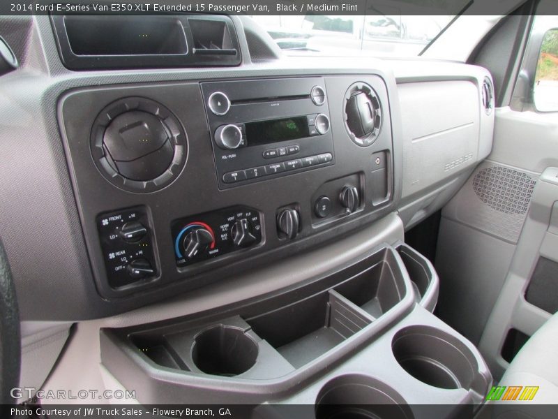 Black / Medium Flint 2014 Ford E-Series Van E350 XLT Extended 15 Passenger Van