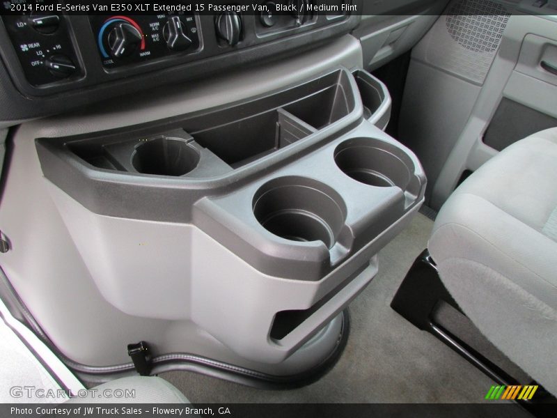 Black / Medium Flint 2014 Ford E-Series Van E350 XLT Extended 15 Passenger Van