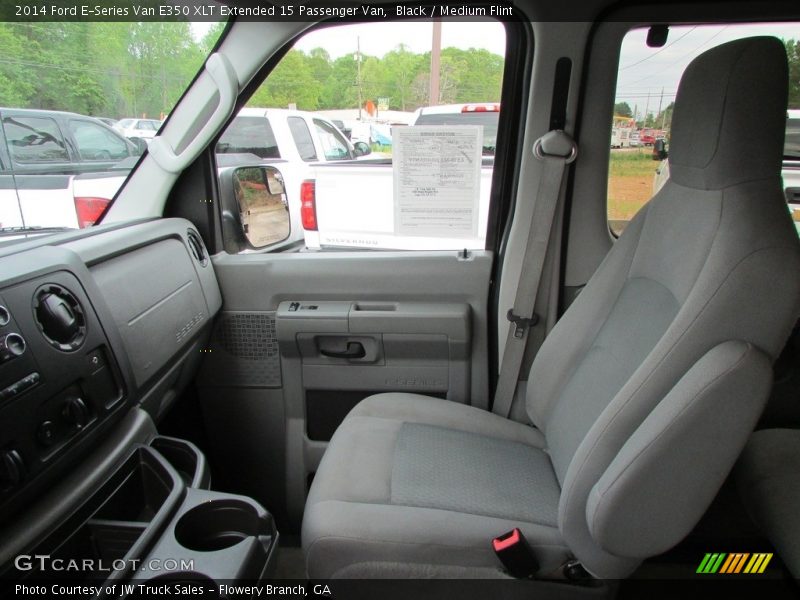Black / Medium Flint 2014 Ford E-Series Van E350 XLT Extended 15 Passenger Van