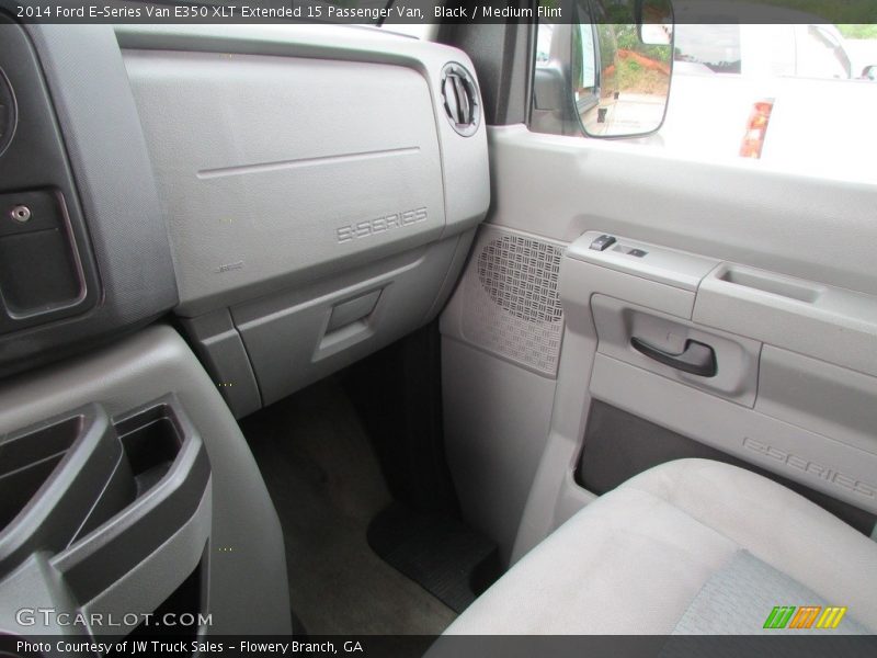 Black / Medium Flint 2014 Ford E-Series Van E350 XLT Extended 15 Passenger Van