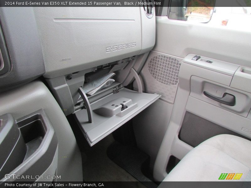 Black / Medium Flint 2014 Ford E-Series Van E350 XLT Extended 15 Passenger Van