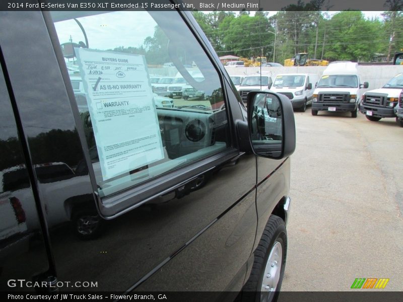 Black / Medium Flint 2014 Ford E-Series Van E350 XLT Extended 15 Passenger Van