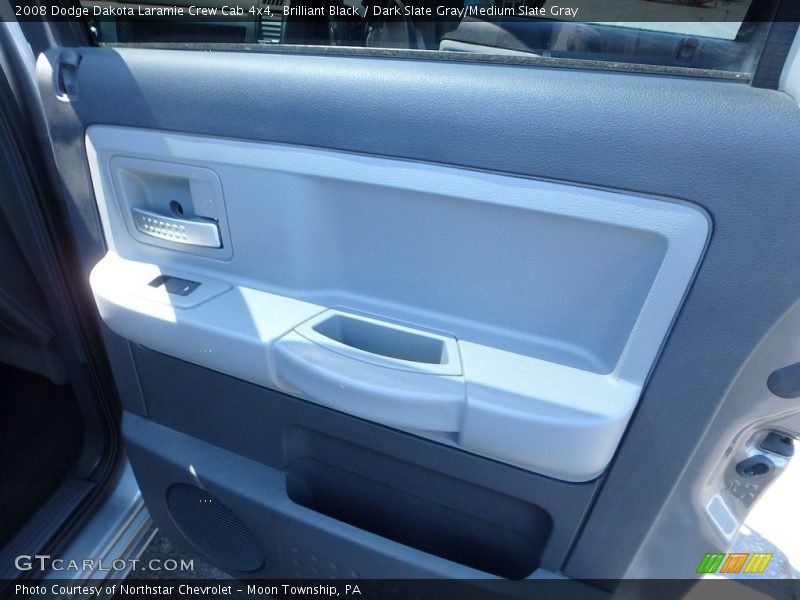 Brilliant Black / Dark Slate Gray/Medium Slate Gray 2008 Dodge Dakota Laramie Crew Cab 4x4