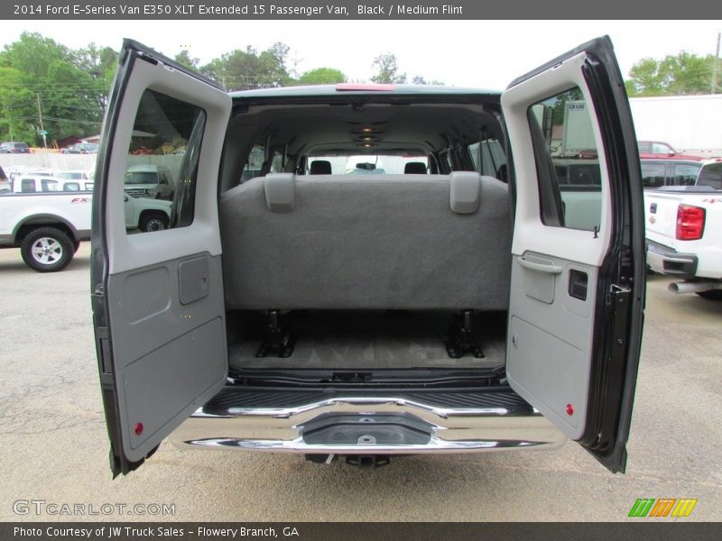 Black / Medium Flint 2014 Ford E-Series Van E350 XLT Extended 15 Passenger Van