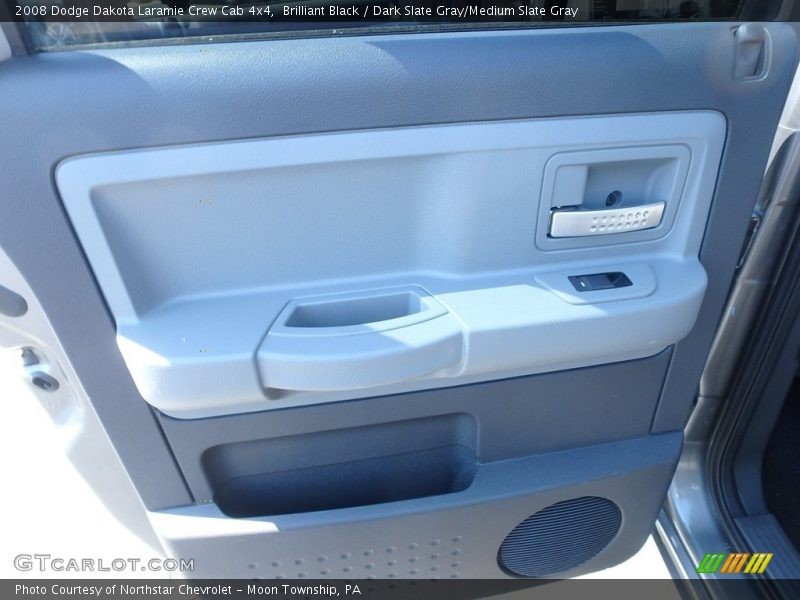 Brilliant Black / Dark Slate Gray/Medium Slate Gray 2008 Dodge Dakota Laramie Crew Cab 4x4