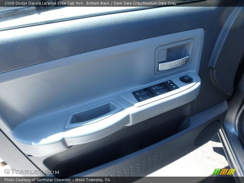 Brilliant Black / Dark Slate Gray/Medium Slate Gray 2008 Dodge Dakota Laramie Crew Cab 4x4