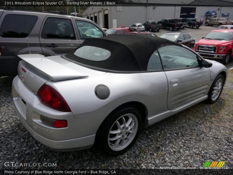 Sterling Silver Metallic / Black 2001 Mitsubishi Eclipse Spyder GT