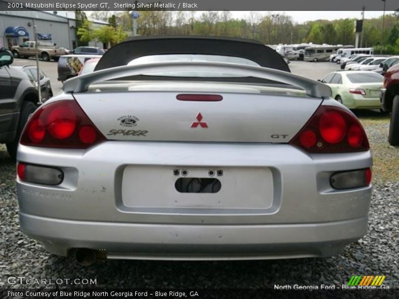 Sterling Silver Metallic / Black 2001 Mitsubishi Eclipse Spyder GT