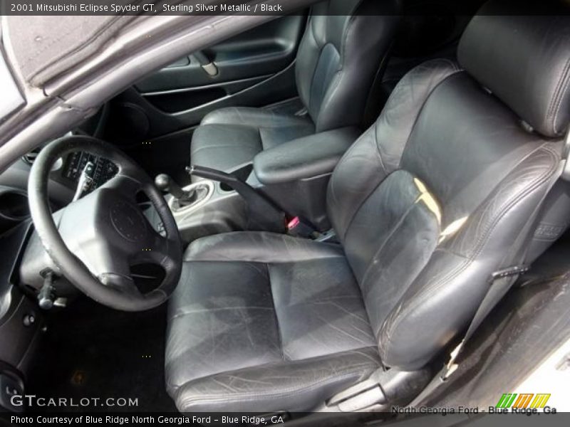 Sterling Silver Metallic / Black 2001 Mitsubishi Eclipse Spyder GT
