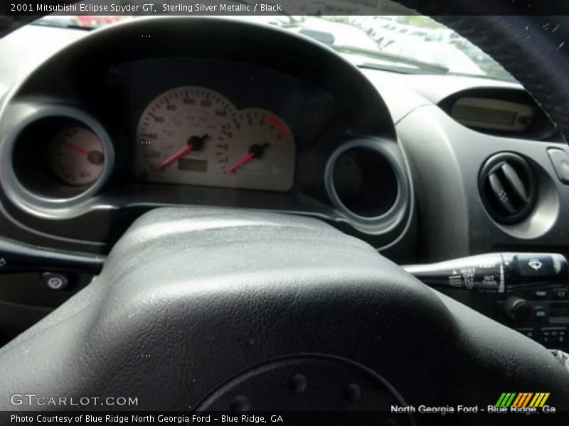 Sterling Silver Metallic / Black 2001 Mitsubishi Eclipse Spyder GT