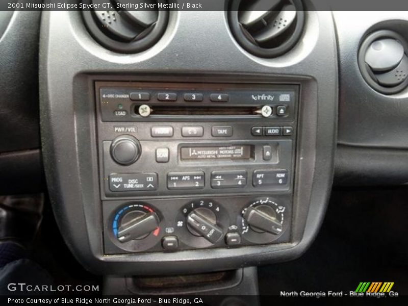 Sterling Silver Metallic / Black 2001 Mitsubishi Eclipse Spyder GT