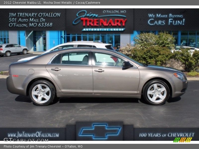 Mocha Steel Metallic / Cocoa/Cashmere 2012 Chevrolet Malibu LS