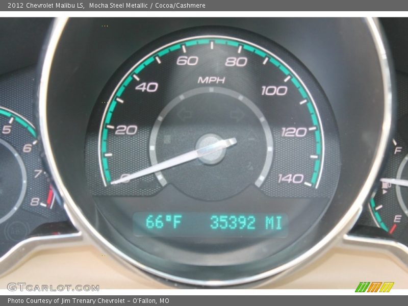 Mocha Steel Metallic / Cocoa/Cashmere 2012 Chevrolet Malibu LS