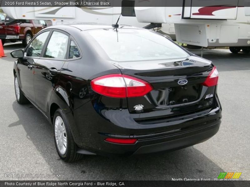 Shadow Black / Charcoal Black 2016 Ford Fiesta S Sedan