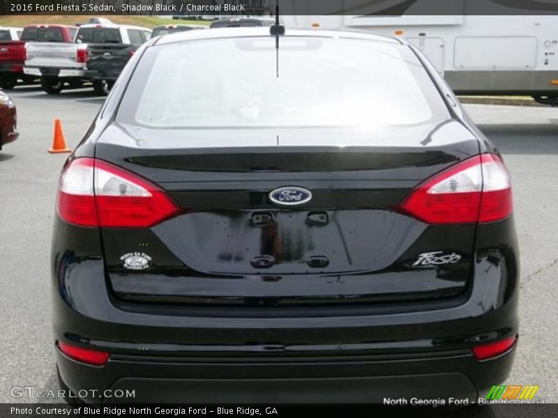 Shadow Black / Charcoal Black 2016 Ford Fiesta S Sedan