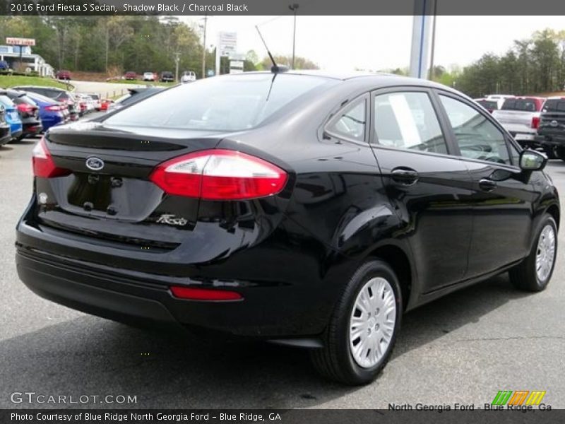 Shadow Black / Charcoal Black 2016 Ford Fiesta S Sedan