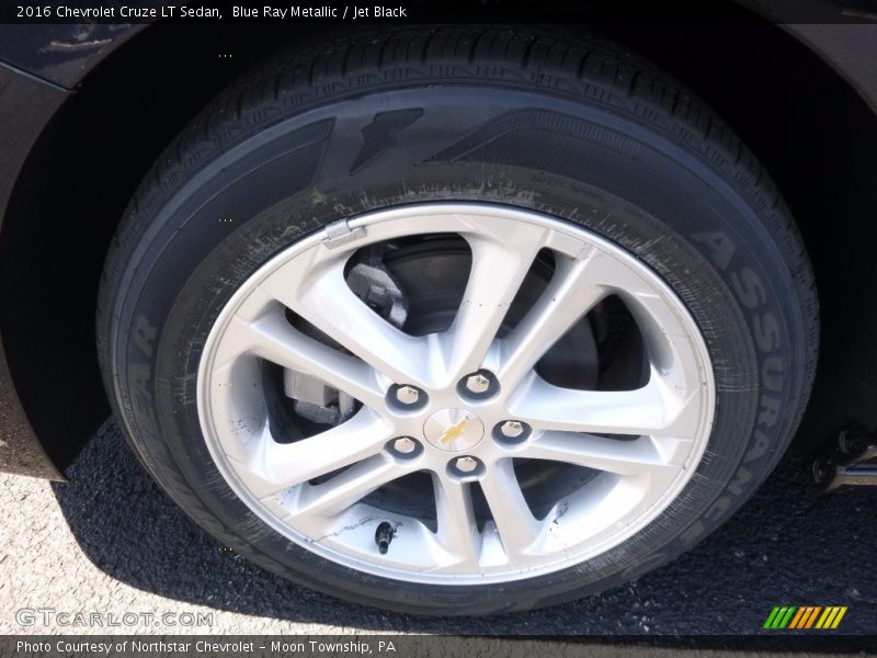 Blue Ray Metallic / Jet Black 2016 Chevrolet Cruze LT Sedan