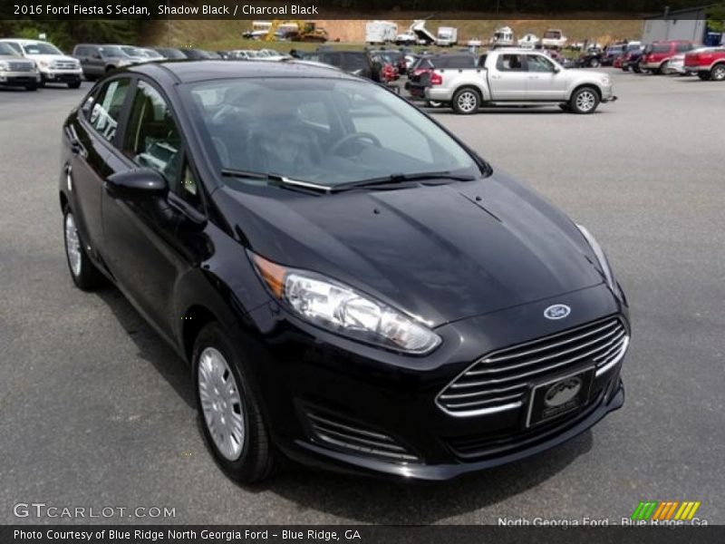 Shadow Black / Charcoal Black 2016 Ford Fiesta S Sedan