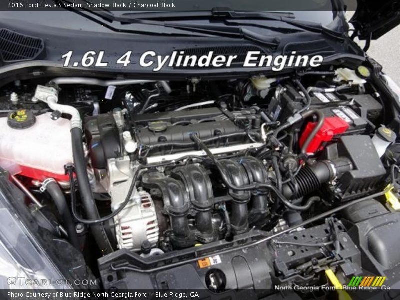 Shadow Black / Charcoal Black 2016 Ford Fiesta S Sedan