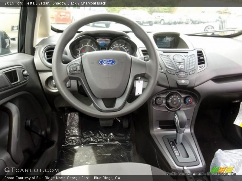 Shadow Black / Charcoal Black 2016 Ford Fiesta S Sedan