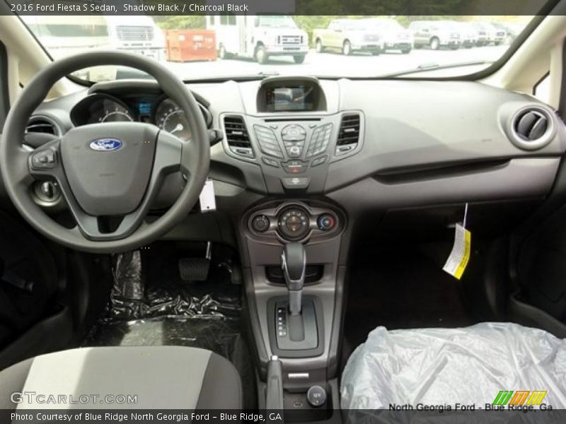 Shadow Black / Charcoal Black 2016 Ford Fiesta S Sedan