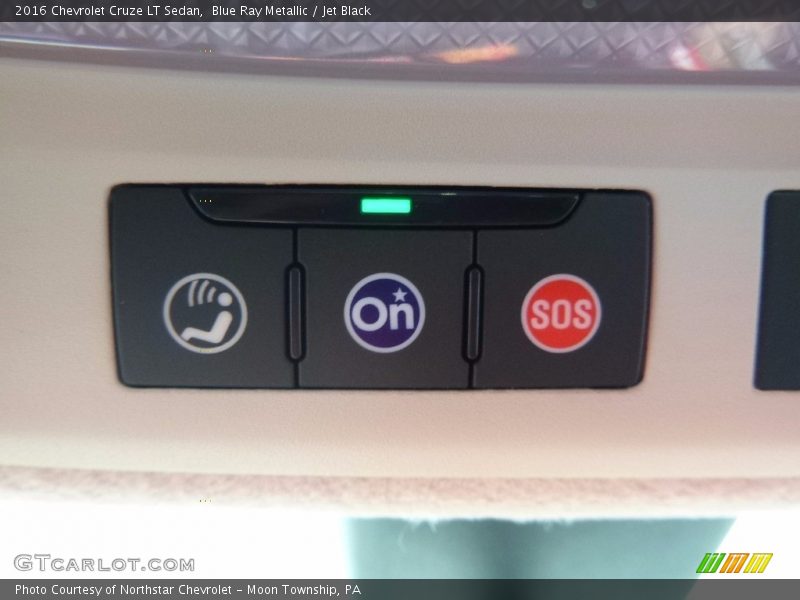 Blue Ray Metallic / Jet Black 2016 Chevrolet Cruze LT Sedan